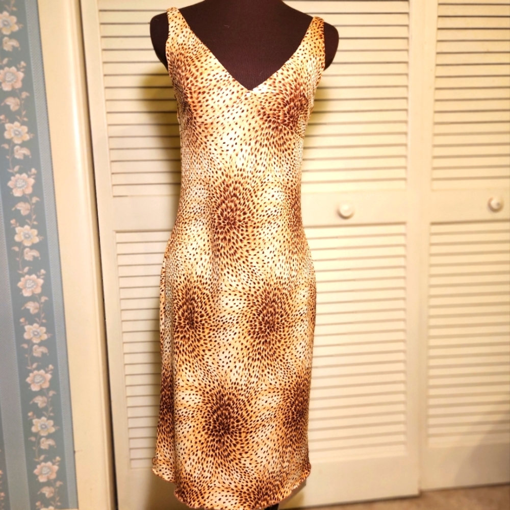 Sparkly Leopard Print Dress Sz S/M
